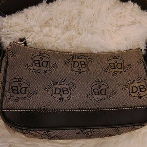 Dooney and Bourke Signature Crest Black Small Tote